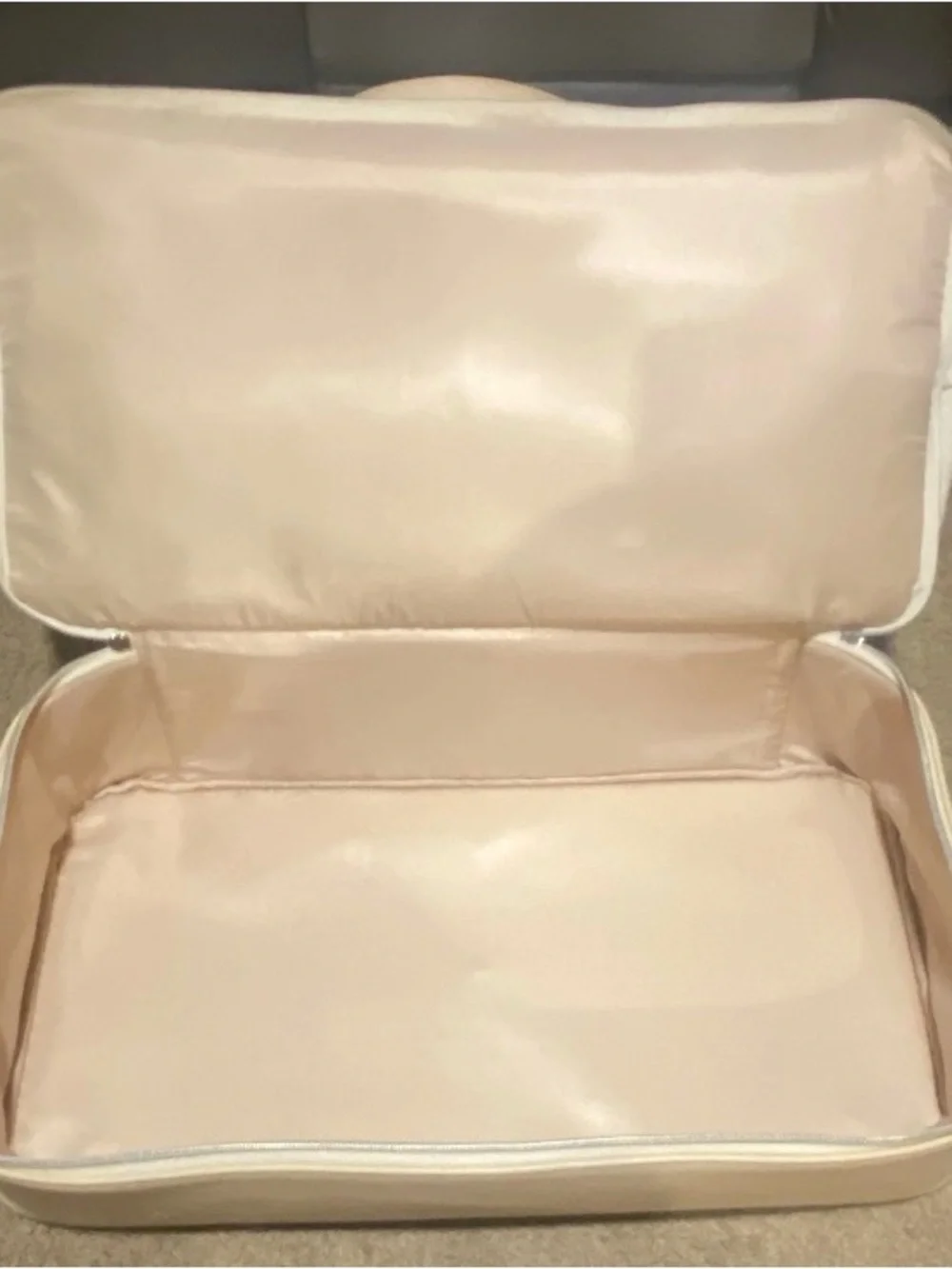 BEIS Cream and Pale Yellow Two-Tone Tote